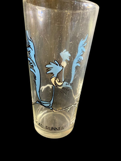 Road Runner Vintage Pepsi Collector Series Glass Warner Bros  1973