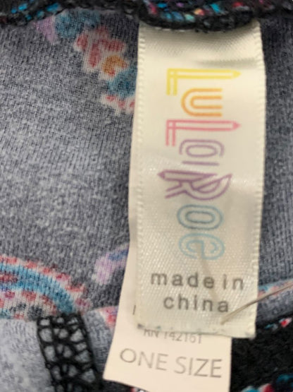 One Size LulaRoe Womens Leggings 3 Pair Assorted Floral