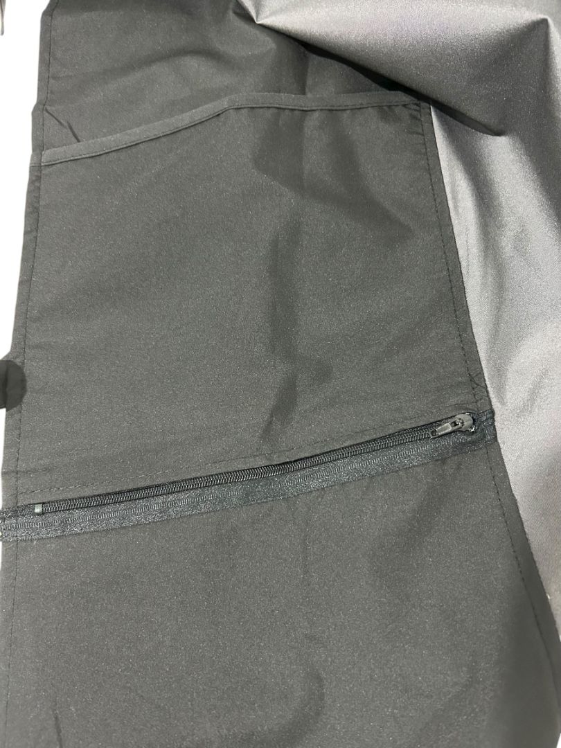 Betty Dain Hair Stylist Apron Bleachproof Black Gray Hourglass