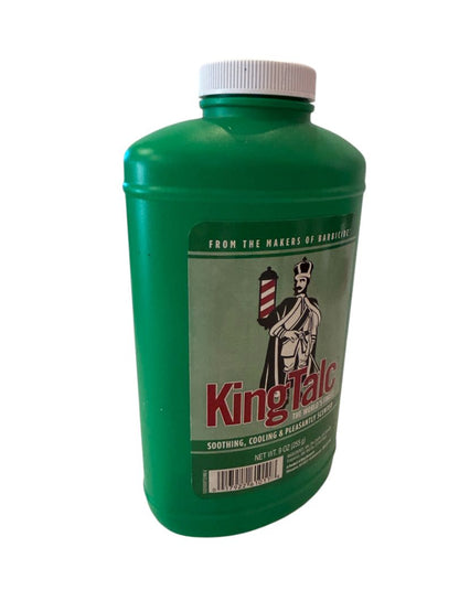 King Talc Soothing Cooling Pleasantly Scented 9oz New