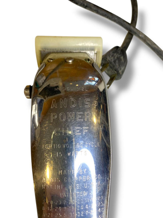 Vintage Andis Power Chief Working Electric Hair Clippers Model M2L