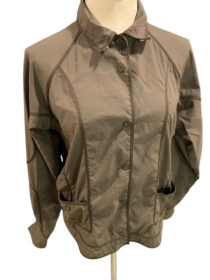 Size XL Columbia Titanium Womens OmniDry Jacket Snap Up