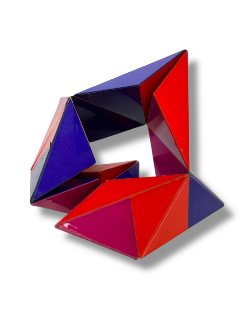 Vintage 1988 Yoshimoto Twisty Puzzle Dino Skewb Cuboctahedron