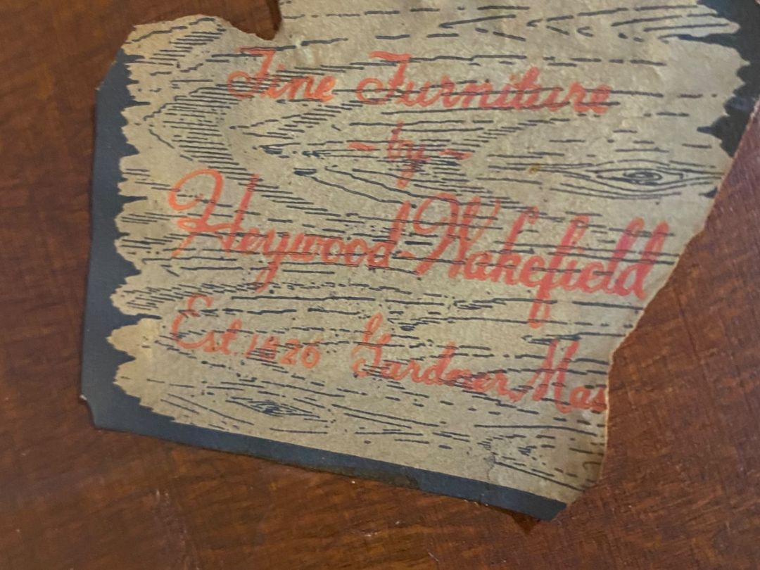 Vintage Heywood Wakefield Priscilla Cowboy Chair Sturdy Solid