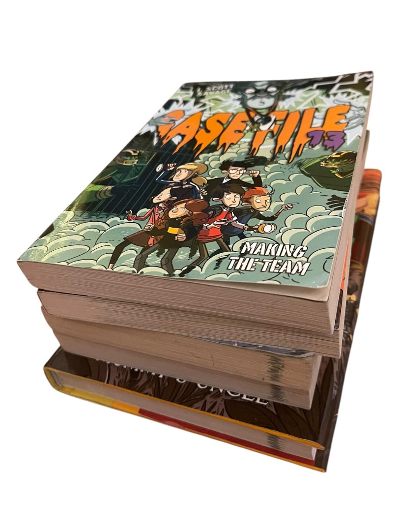 The Case File 13 J. Scott Savage 1-4 Paperback and Hardcover Harper