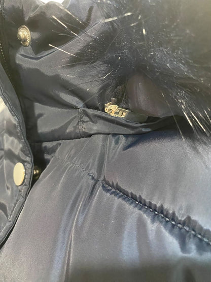 Small Tommy Hilfiger Womens Navy Blue Puffer Coat Removable Hood