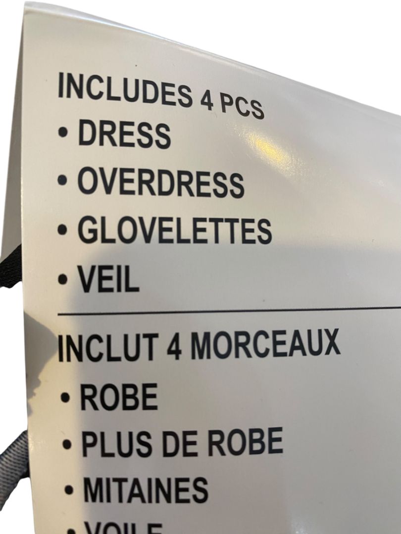 Size XL (14/16) Killer Cockroach Costume Girls Dress Overdress Glovelettes Veil