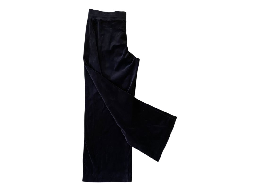 Size Large Style & Co Sport Black Velour Womens Pull On Pants