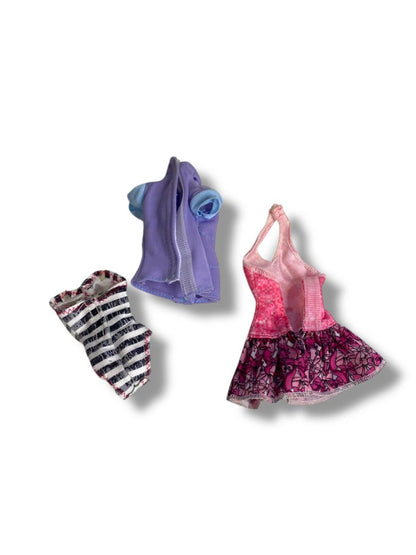 Lot of 3 1980s Fashion Doll Clothes Lot Fits Barbie 11.5 Inch Dolls