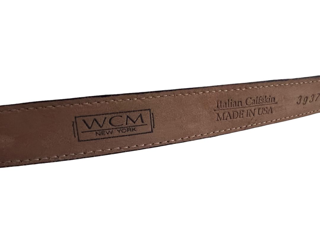 Small WCM New York Croc Italian Calfskin Women's Belt USA