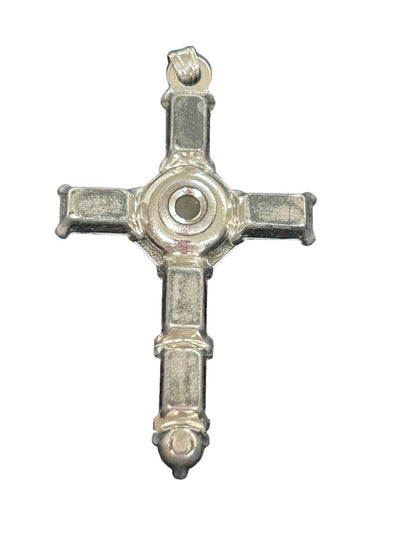 Stanhope Cross Lord's Prayer Necklace Pendant 1.75" Prayer in Stone