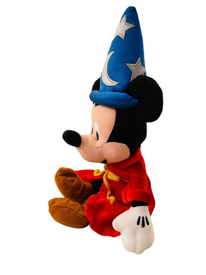 Disney Fantasia 2000 Sorcerer Micky Mouse 12" Plush Stuffed Figure