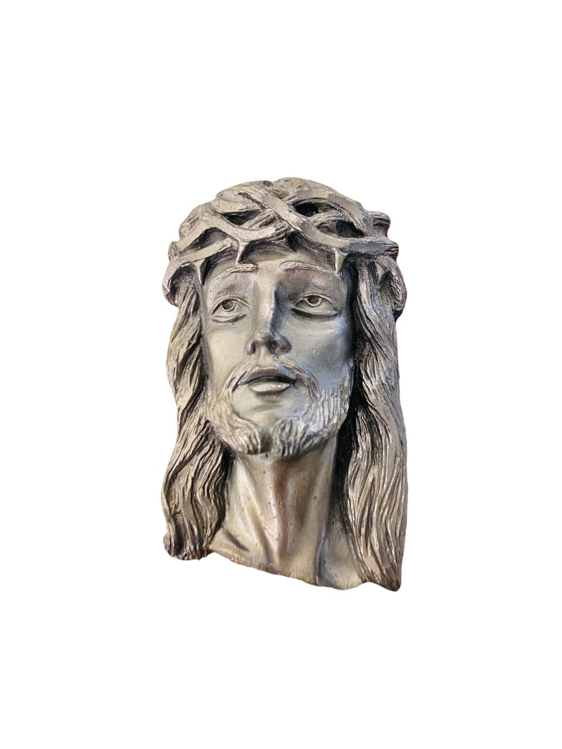 Wooden and Metal Cross 6" x 4.25" Jesus Religous Crown of Thorns