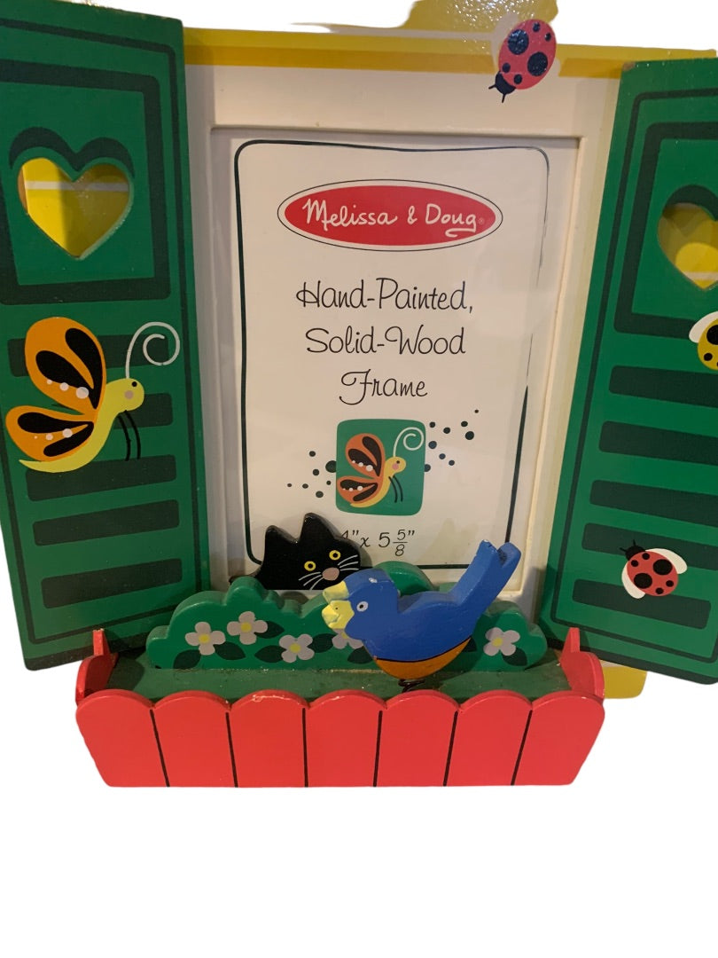 Melissa & Doug Hand-Painted Solid Wood Tabletop Frame Dimensional