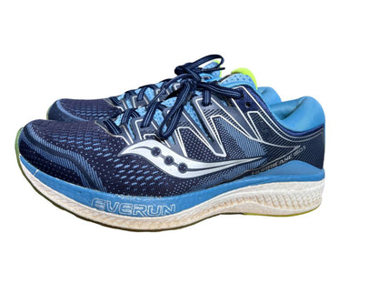 9.5 Saucony Hurricane ISO 5 Everrun Running Sneaker Blue Women's