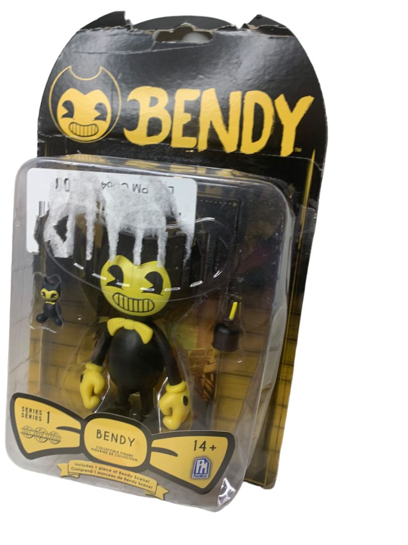 Official Bendy Action Figure Bendy Yellow Black Series 1 AF6503