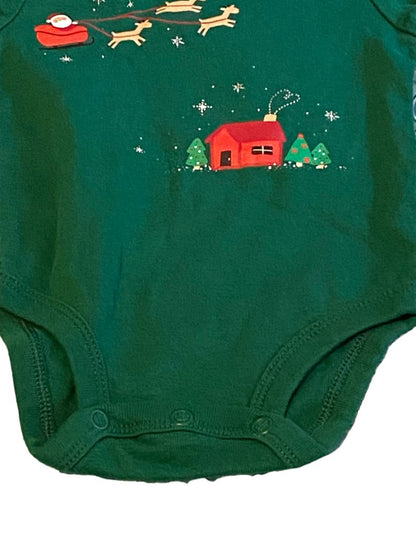 3M Carter's Christmas Two Piece Holiday Set Santa Top Pants