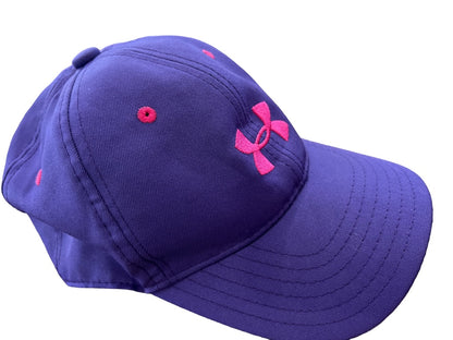 UNDER ARMOUR UA Classic Fit Youth Hat Heatgear Purple Pink EUC Adjustable