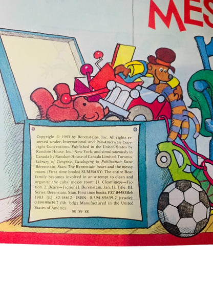 The Berenstain Bears and the Messy Room by Stan Berenstain Jan Berenstain 1983