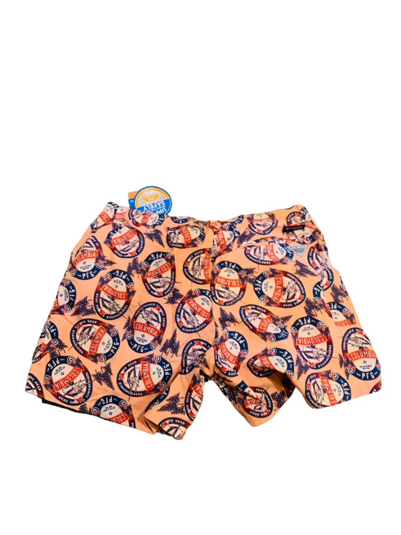 XL Columbia Mens New Swim Trunks Print UPF 50 Super Backwater Short