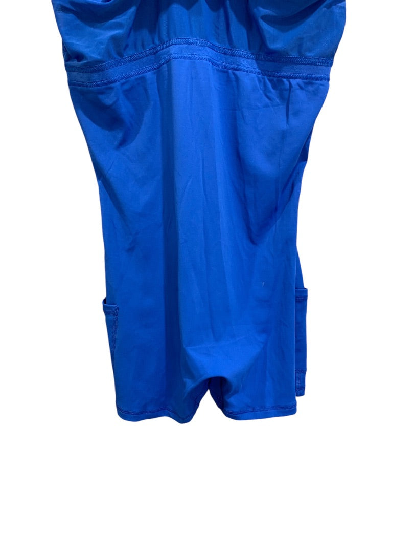 Large 90 Degree by Reflex New Tennis Dress with Body Suit Liner Strong Blue