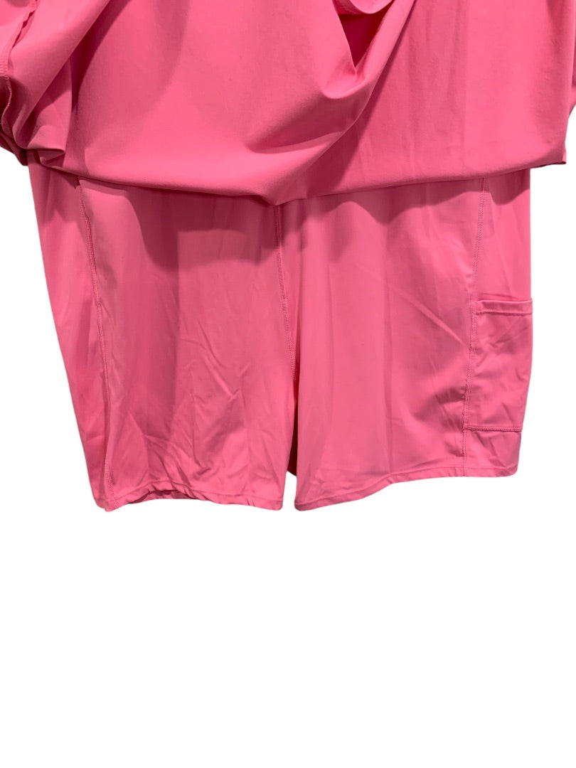 XXL Abercrombie & Fitch Womens Pink Traveler Mini Dress Shorts Pocket