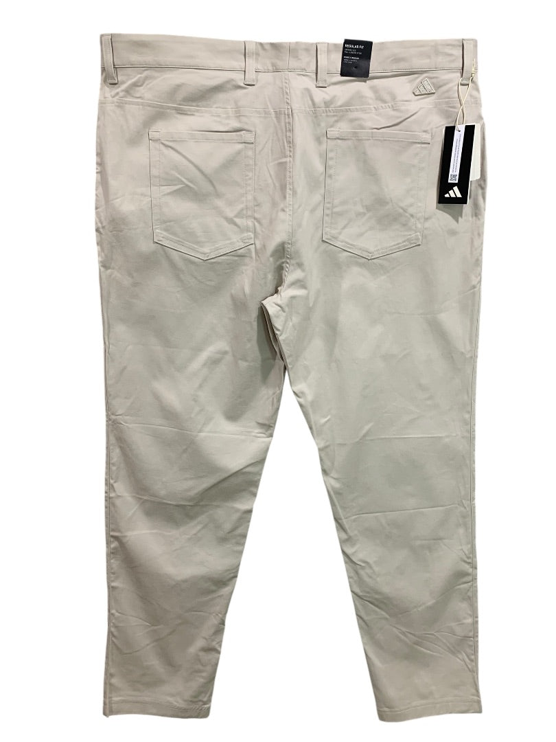 40 x 32 Adidas Mens New Go-To 5 Pocket Pant Tan HR7925