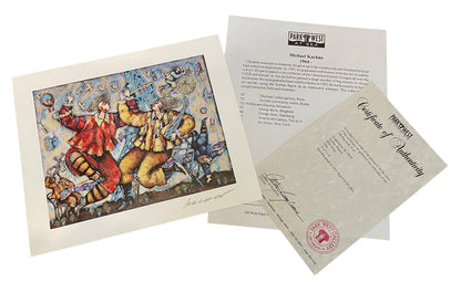 Lot of 6 Park West At Sea Seriolithographs and COA Bohlmann Steynovitz Lekinff Kachan Perez Fanch