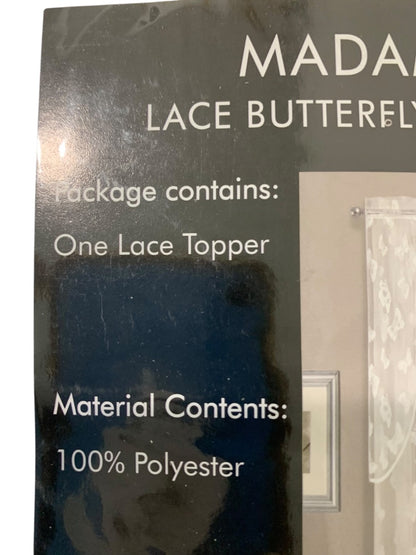 Madame Lace Butterfly Topper White 52 x 38 Inches United New