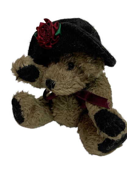 Boyds Bears Plush Jointed 1990s Floppy Hat Flower 6 Inch Articulated