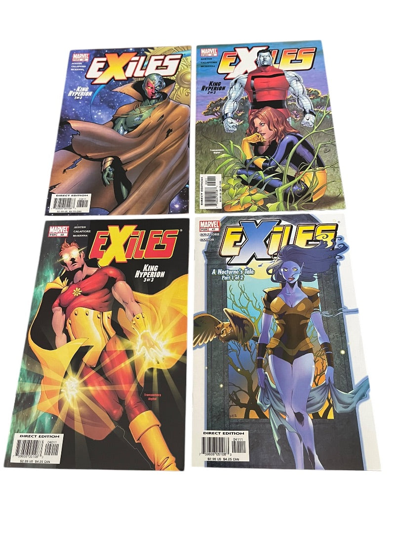Marvel Exiles #30-46 Austen Henry Morales Winick Calafiore