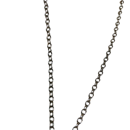 Vintage Jesus Sacred Heart Lightweight Pendant Necklace Goldtone Silvertone