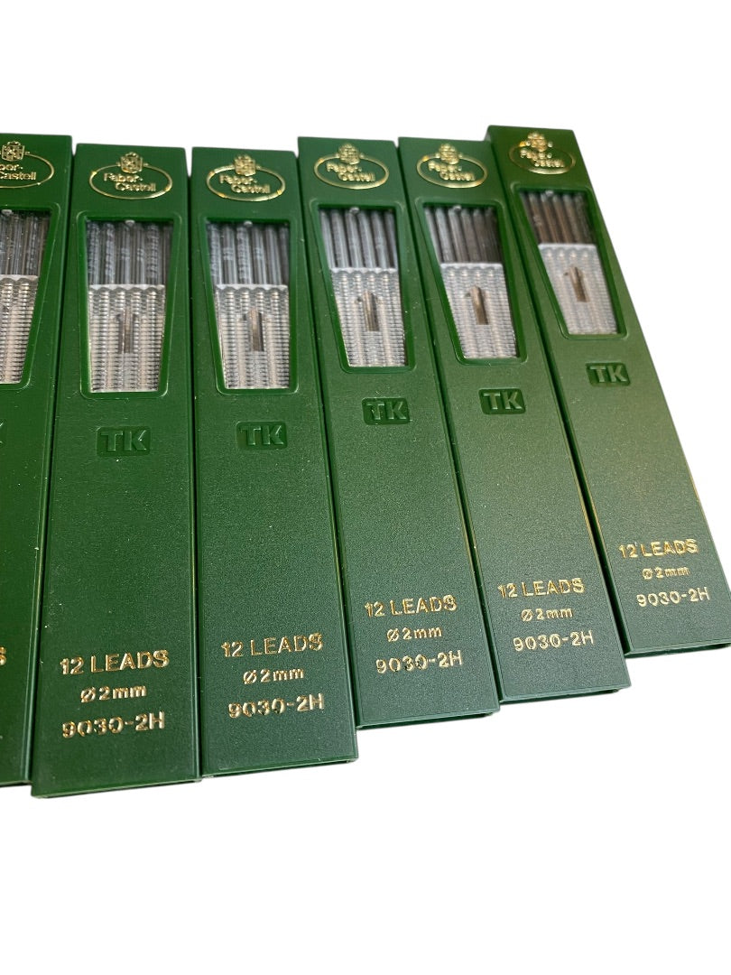 Faber-Castell 84 Drawing Leads (7 Packs of 12) 9030-2H Refills .2mm