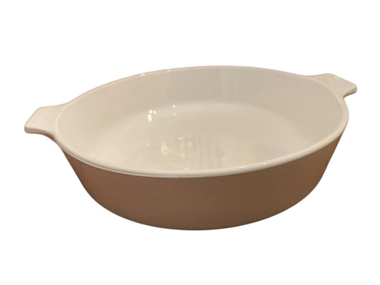 Vintage Corning Ware 8.5" Baking Dish Made in USA P-708.1/2-B No Lid White