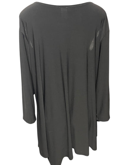 1XL Come N See Cold Shoulder Black Pullover Top Shirt Womens