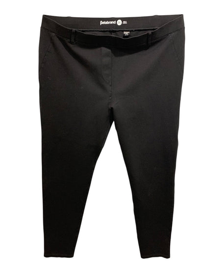 2XL Betabrand Womens Ponte Knit Leggings Black Dress Pants