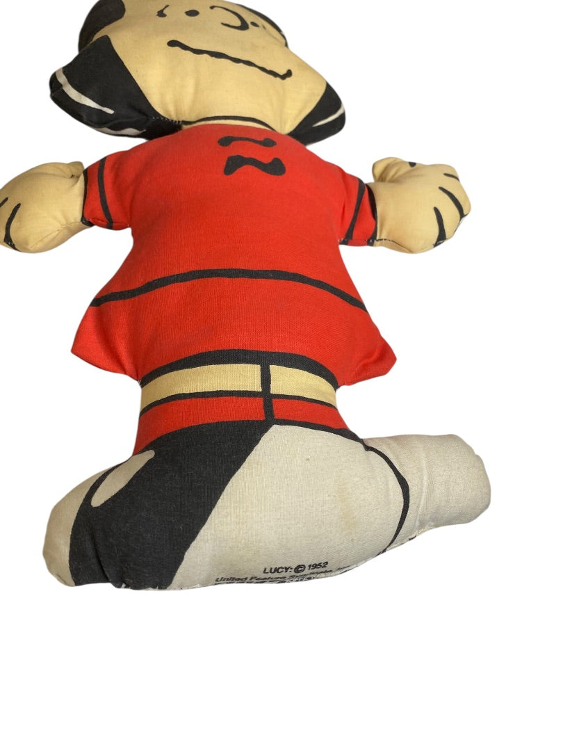 Vintage Lucy Peanuts Pillow Doll Fabric Kit Stuffed 17 Inch