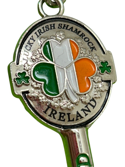 Ireland Souvenir Keyring Keychain Bottle Opener Shamrock New