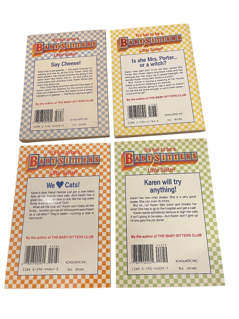 Set of 11 Baby Sitters Little Sister #1-11 Ann M Martin Paperback