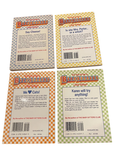 Set of 11 Baby Sitters Little Sister #1-11 Ann M Martin Paperback