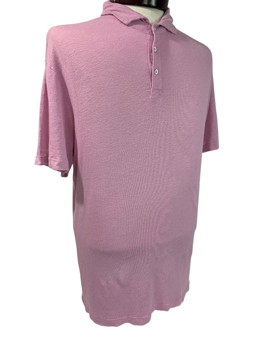 Medium Rodd & Gunn Mens Sports Fit Golf Polo Shirt Linen Blend Lavender