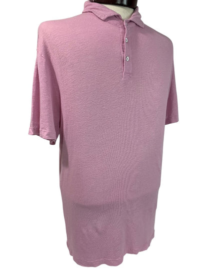 Medium Rodd & Gunn Mens Sports Fit Golf Polo Shirt Linen Blend Lavender