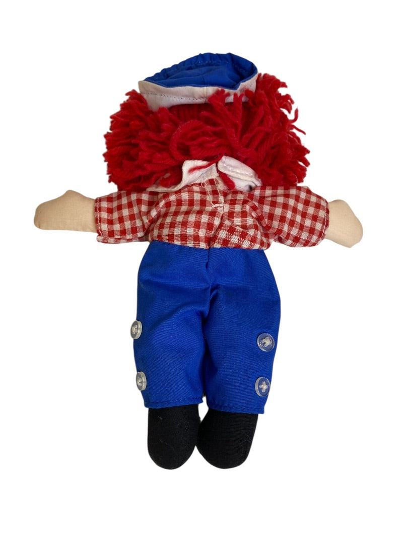 Vintage Small Raggedy Andy Rag Doll 8 Inch Applause