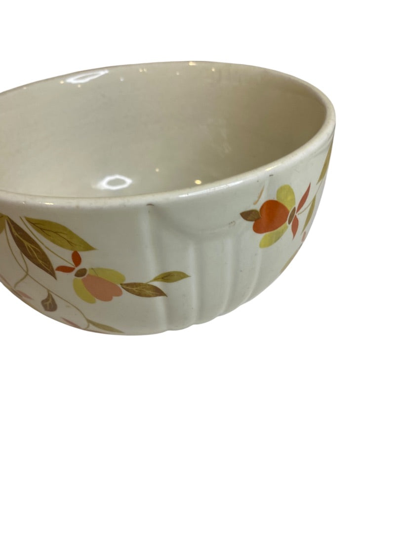 MidCentury Halls Superior 1 Qt Radiance Mixing Bowl Autumn Leaves 6.25"