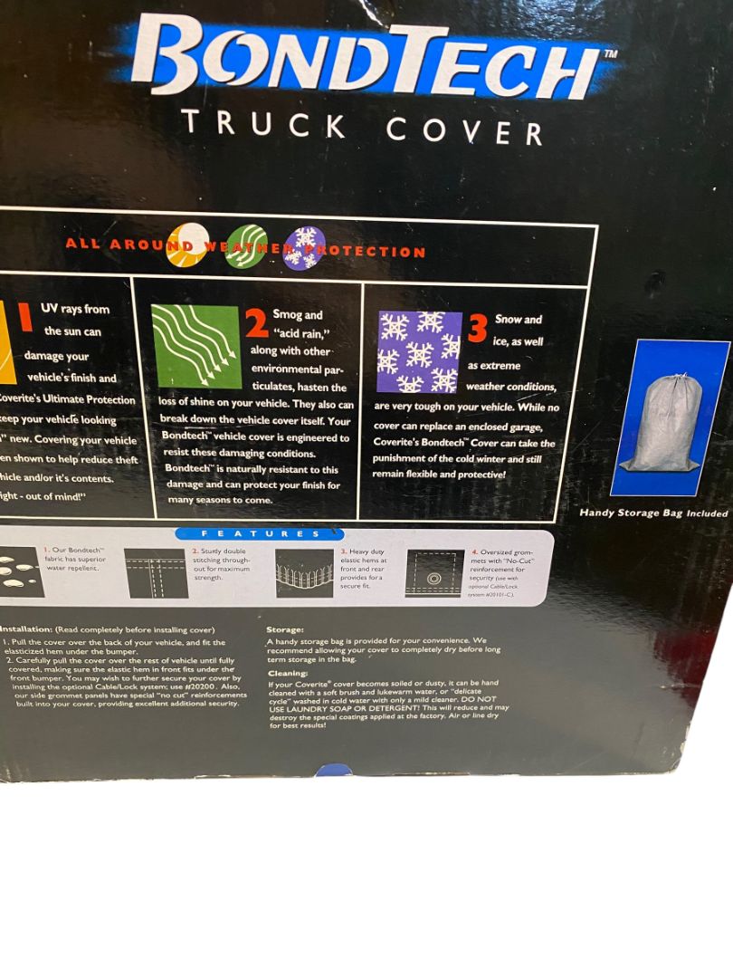 BondTech Truck Cover 11705 Size PU-BX Coverite Open Box