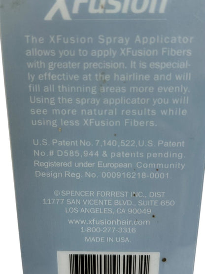 XFusion Hairline Optimizer and Spray Applicator for Xfusion Fibers New