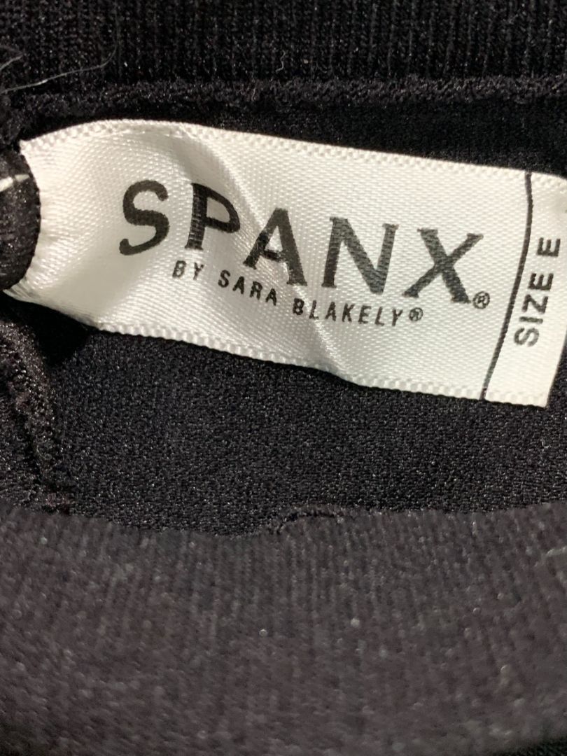 Size E Spanx Black Tights Opaque Control Womens