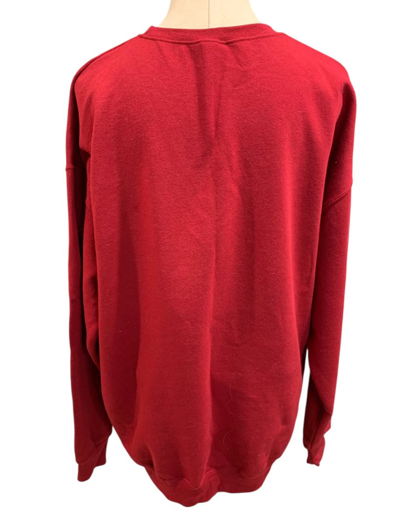 Size XL Dark Red "Thankful" Sweatshirt Crewneck Womens