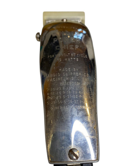 Vintage Andis Power Chief Working Electric Hair Clippers Model M2L