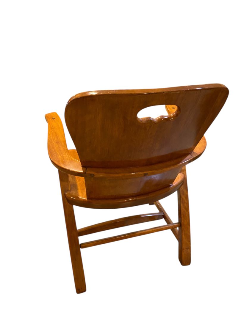 Vintage Heywood Wakefield Priscilla Cowboy Chair Sturdy Solid